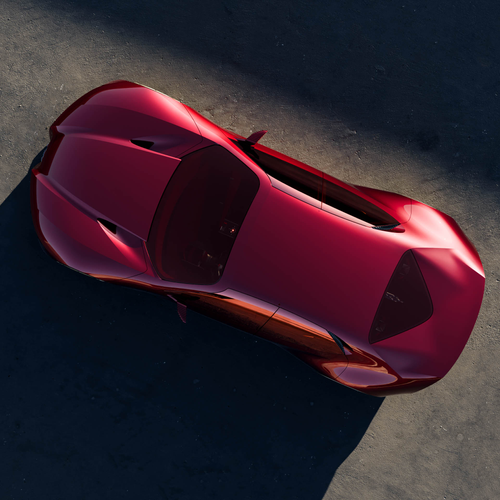 2026 Alfa Romeo Cuorerosso Concept Top View